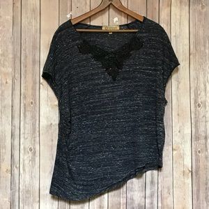 Democracy Cute Spring Asymmetrical Top Size XL